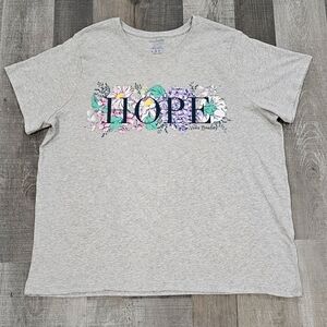 vera bradley Graphic Hope  100% cotton short sleeve t shirt